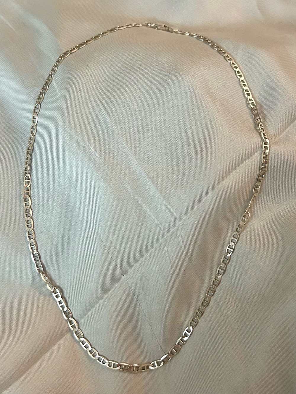 Sterling Silver Mariner Chain Necklace